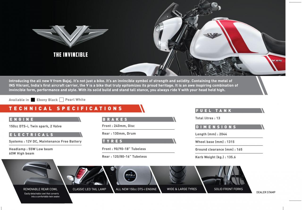 150cc Bajaj V revealed launch in March 2016 Team BHP